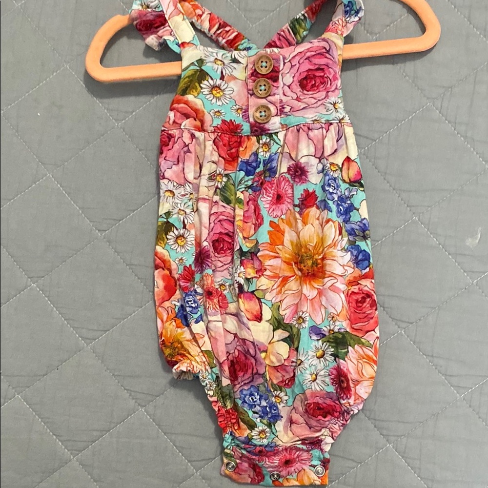 Floral Baby Romper